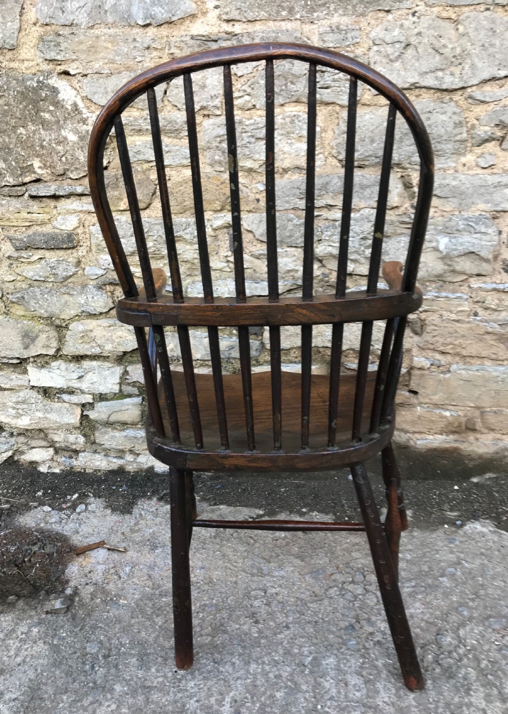 Antique Primitive Westcountry Hoop Back Windsor Chair  View IV