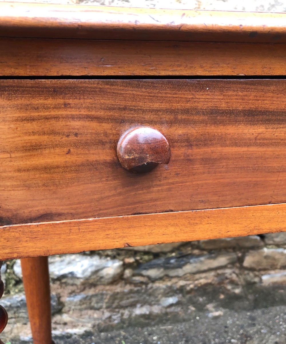 Victorian Mahogany Two Drawer Side Table View X