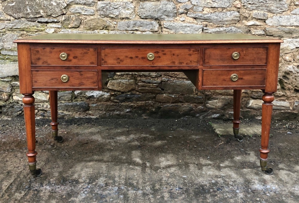 Large Victorian Mahogany Writing Desk View VI