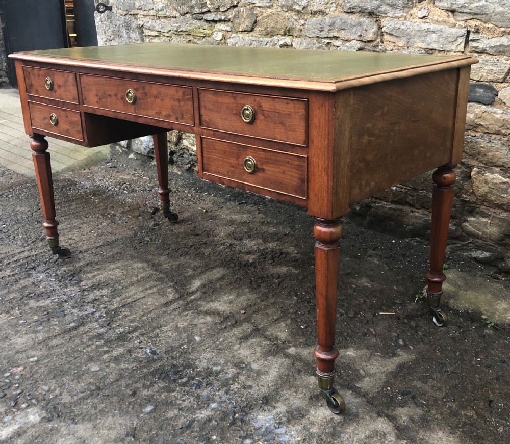 Large Victorian Mahogany Writing Desk View VII