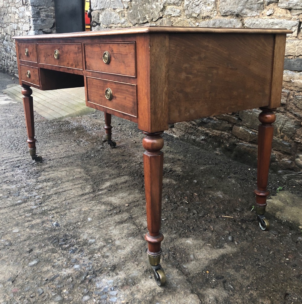 Large Victorian Mahogany Writing Desk View IX