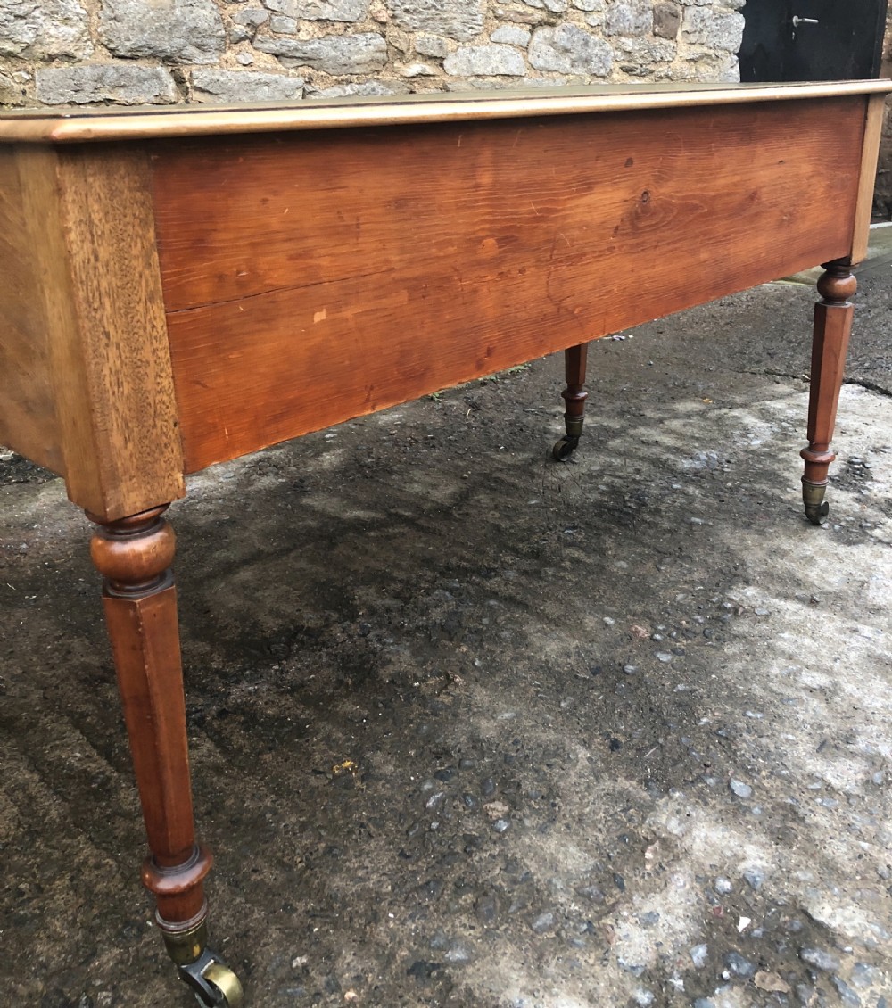 Large Victorian Mahogany Writing Desk View XVIII