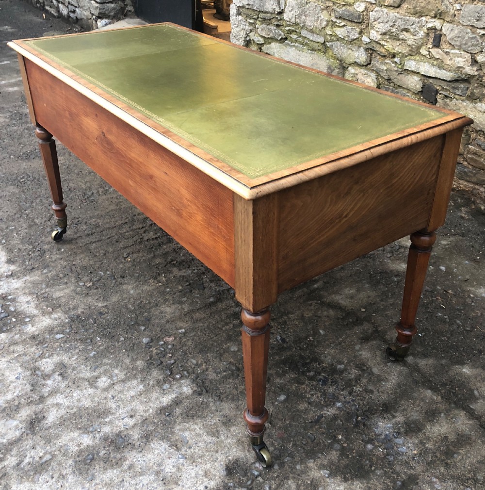 Large Victorian Mahogany Writing Desk View XIX