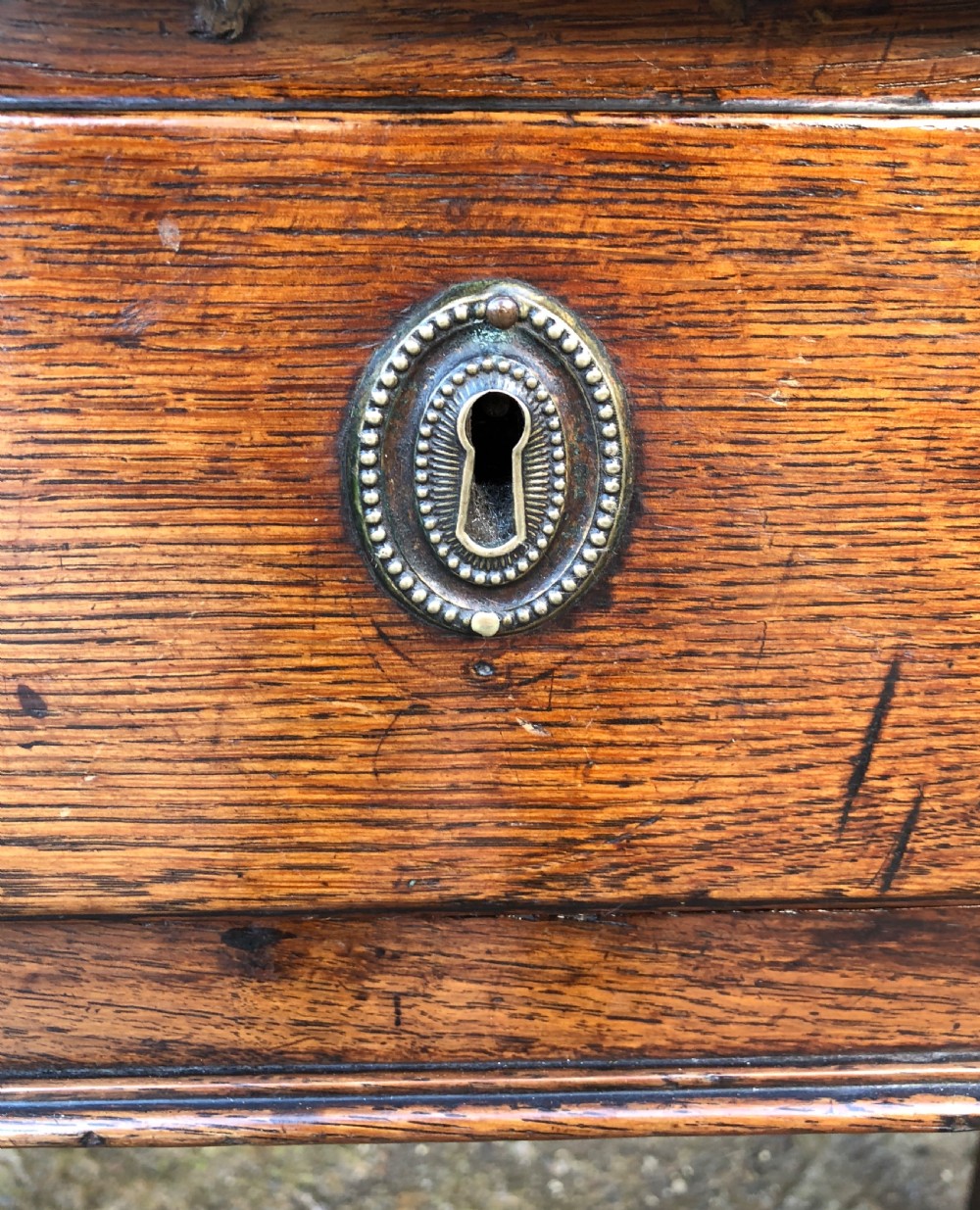 Antique Georgian Oak Side Table View XVI