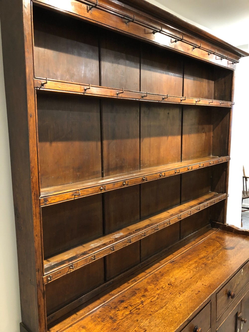 Antique Georgian Oak Welsh dresser View V