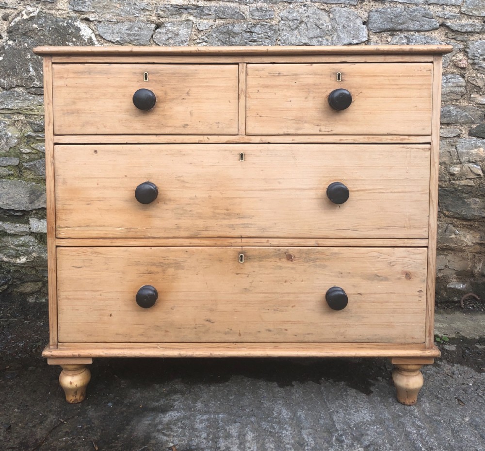 Antique Victorian Pine Chest of Drawers View VI