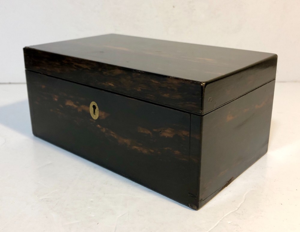 Antique Victorian Coromandel Games Box View X