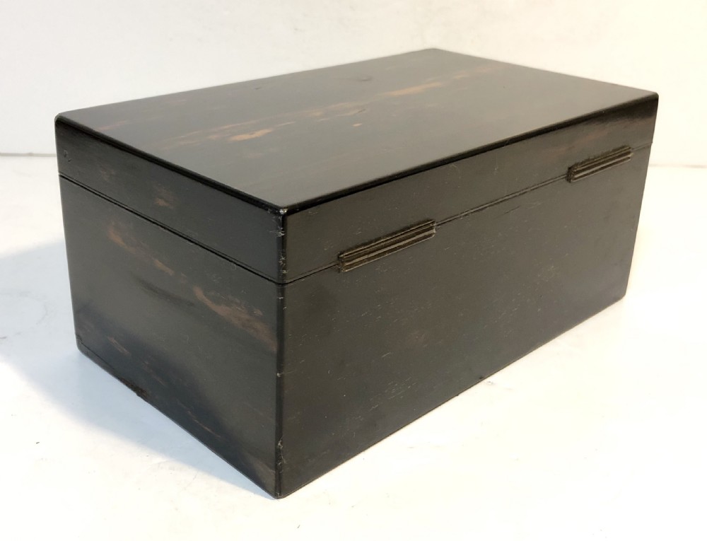 Antique Victorian Coromandel Games Box View XI
