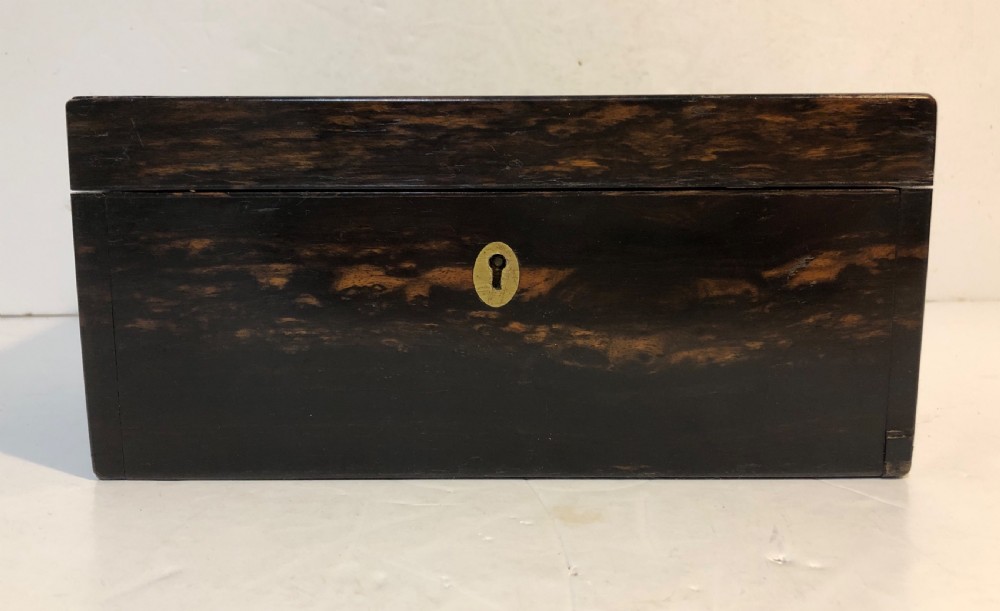 Antique Victorian Coromandel Games Box View XV