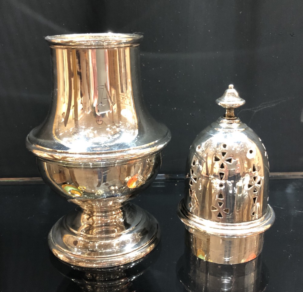 Antique Solid Sterling Silver Sugar Caster 1938 View VI
