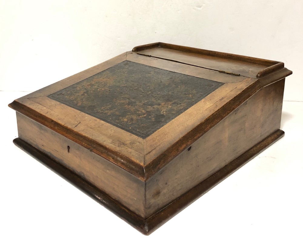 Antique Victorian Clerks Writing Desk Box View III