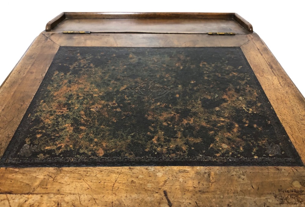 Antique Victorian Clerks Writing Desk Box View VIII