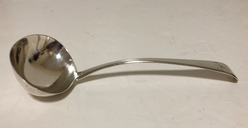 Antique Georgian Solid Silver Ladle