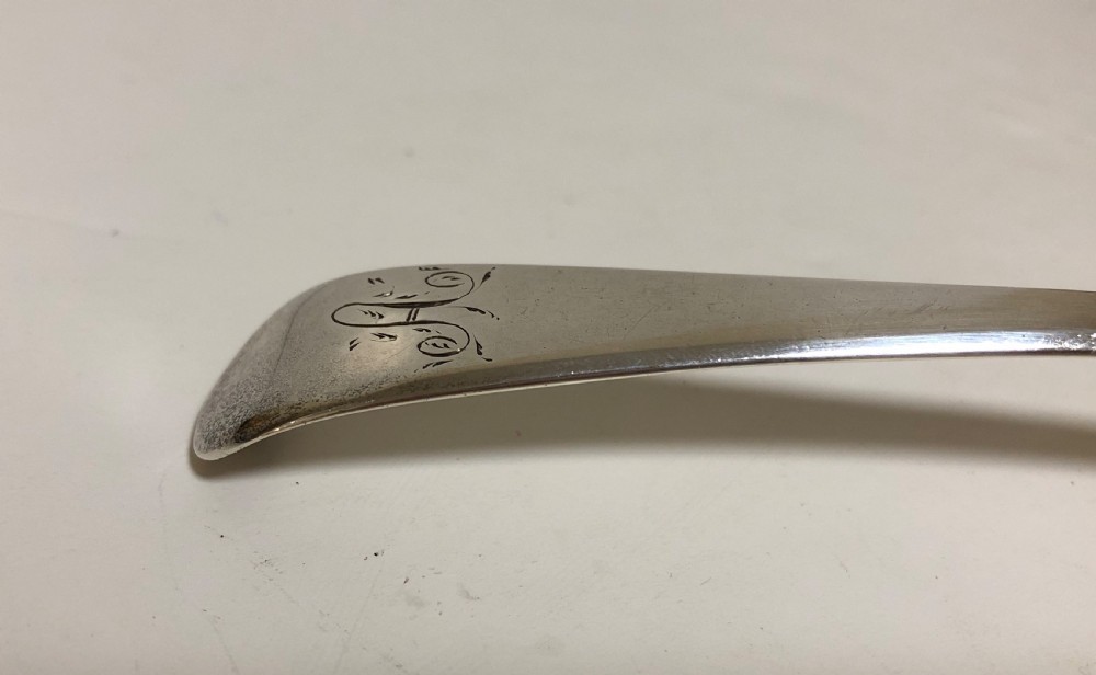 Antique Georgian Solid Silver Ladle View III