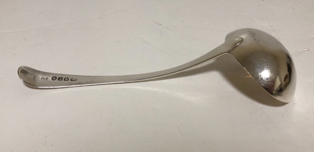 Antique Georgian Solid Silver Ladle View V