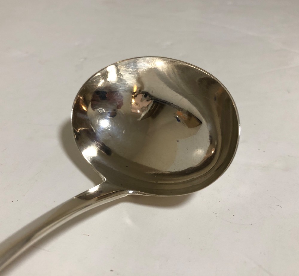 Antique Georgian Solid Silver Ladle View VI
