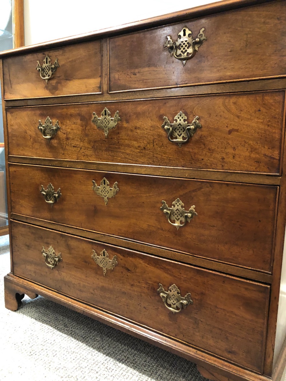 Antique 18th Century Georgian Mahogany Chest of Drawers View IX