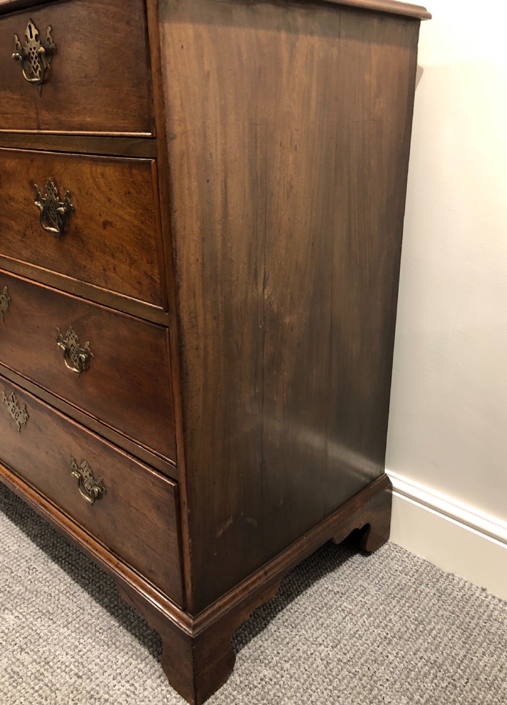 Antique 18th Century Georgian Mahogany Chest of Drawers View XII