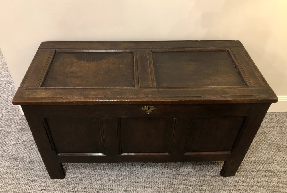 Antique 18th Century Oak Coffer  View IV