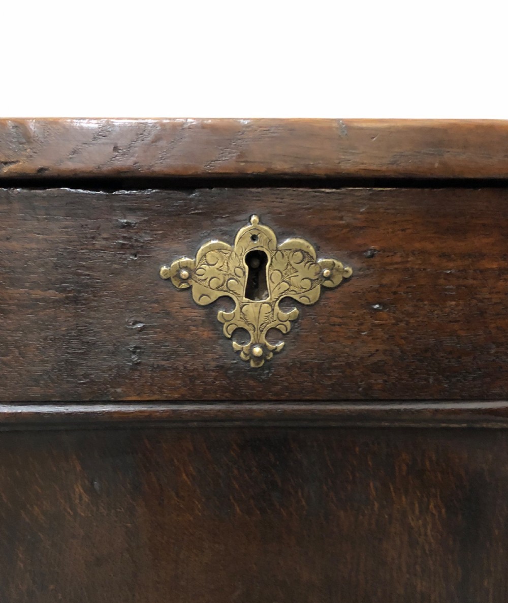 Antique 18th Century Oak Coffer  View VI