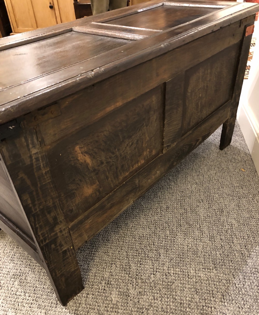 Antique 18th Century Oak Coffer  View XVI