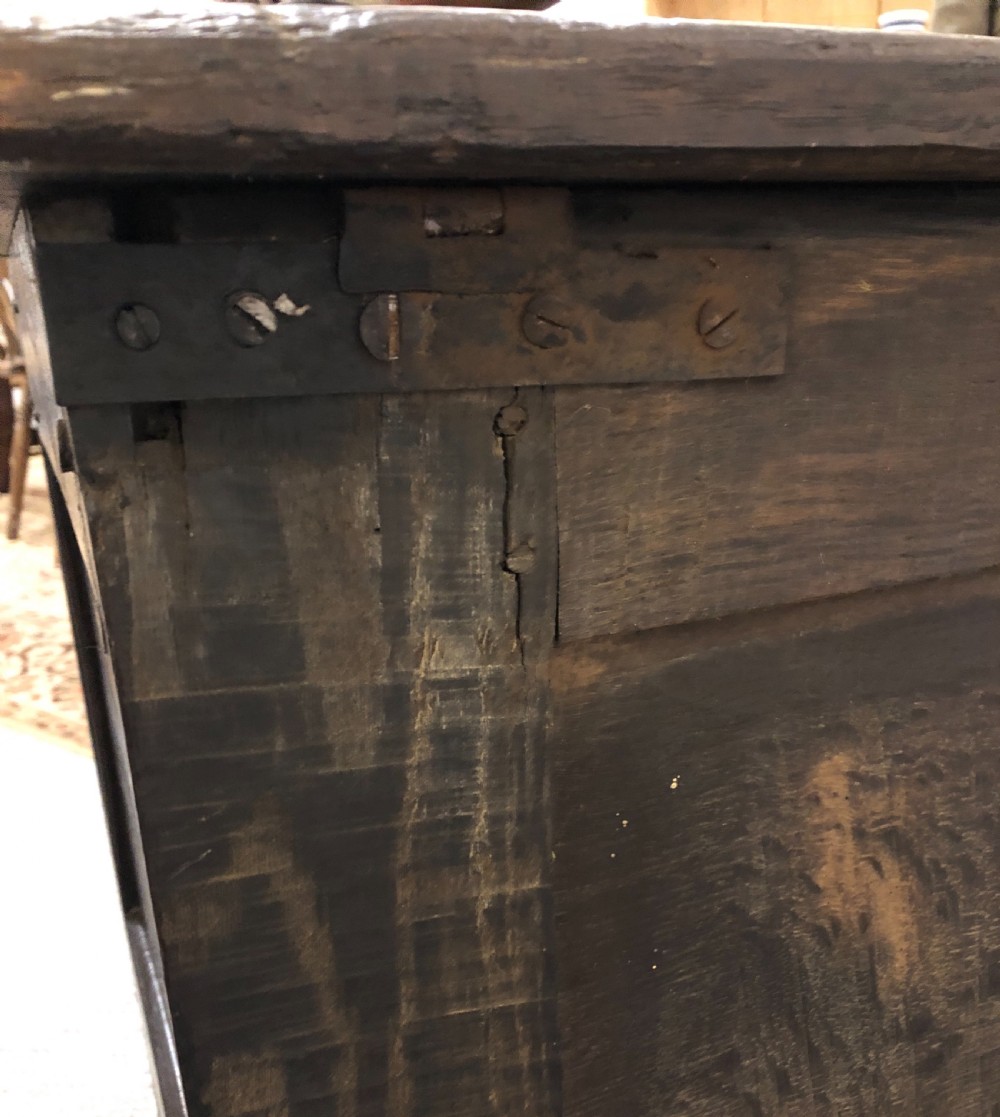 Antique 18th Century Oak Coffer  View XVII