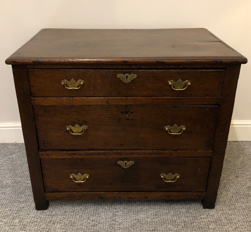 Small Antique 17th Century Oak Chest of Drawers View XIV