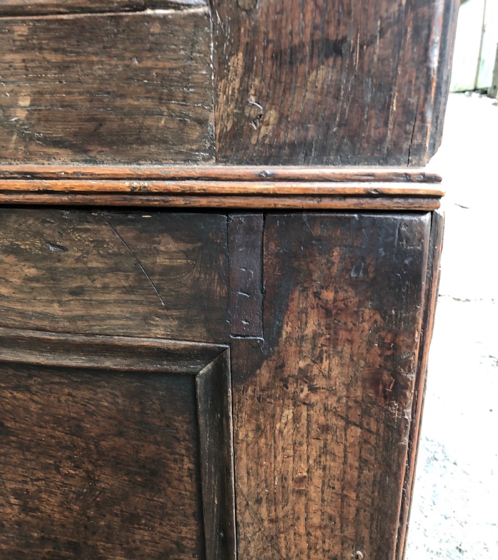 Antique 18th Century Two Part Oak Chest of Drawers View XVIII