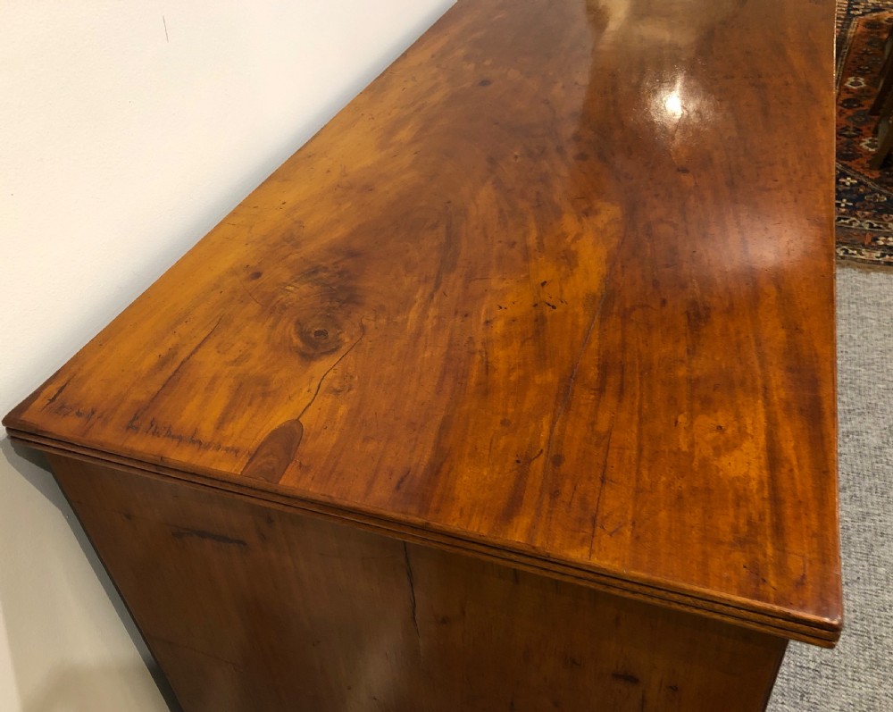 Antique Regency Mahogany Inlaid Chest of Drawers View V