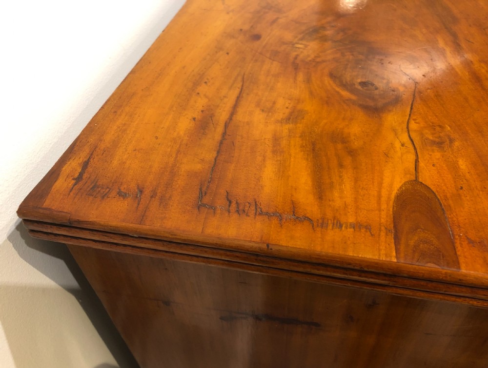 Antique Regency Mahogany Inlaid Chest of Drawers View VI