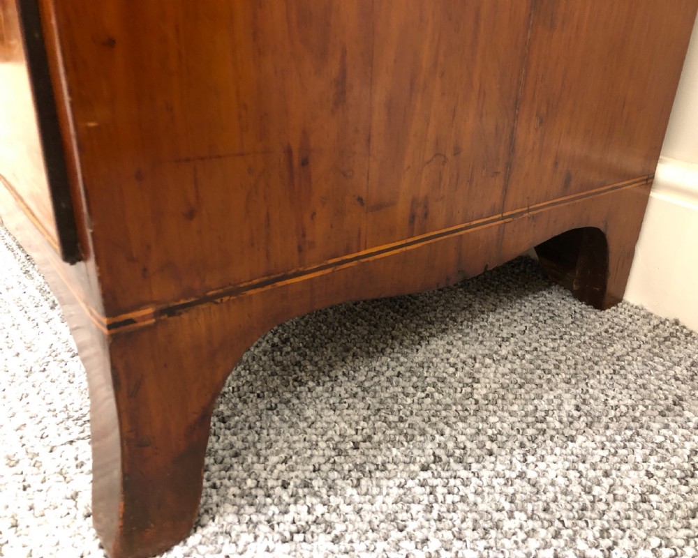 Antique Regency Mahogany Inlaid Chest of Drawers View XV