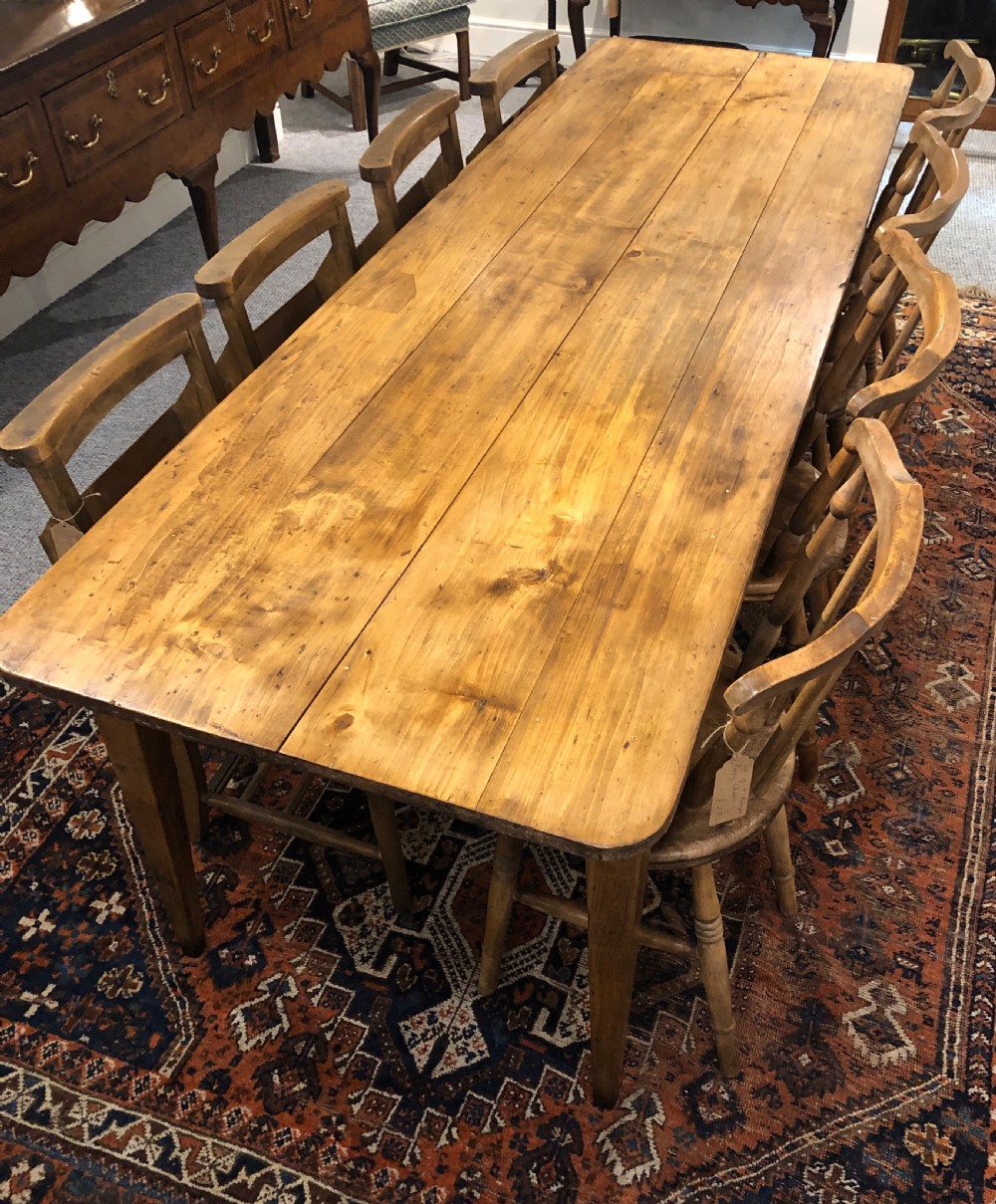Large Antique French Fruitwood Dining Table  View VIII