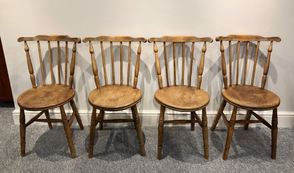 Set of 4 Antique Penny Chairs