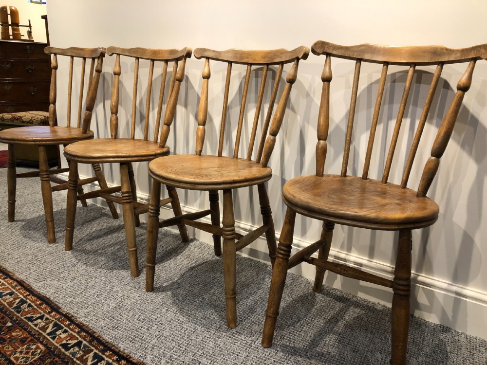 Set of 4 Antique Penny Chairs View II
