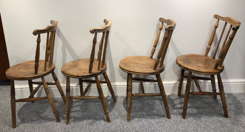 Set of 4 Antique Penny Chairs View IV