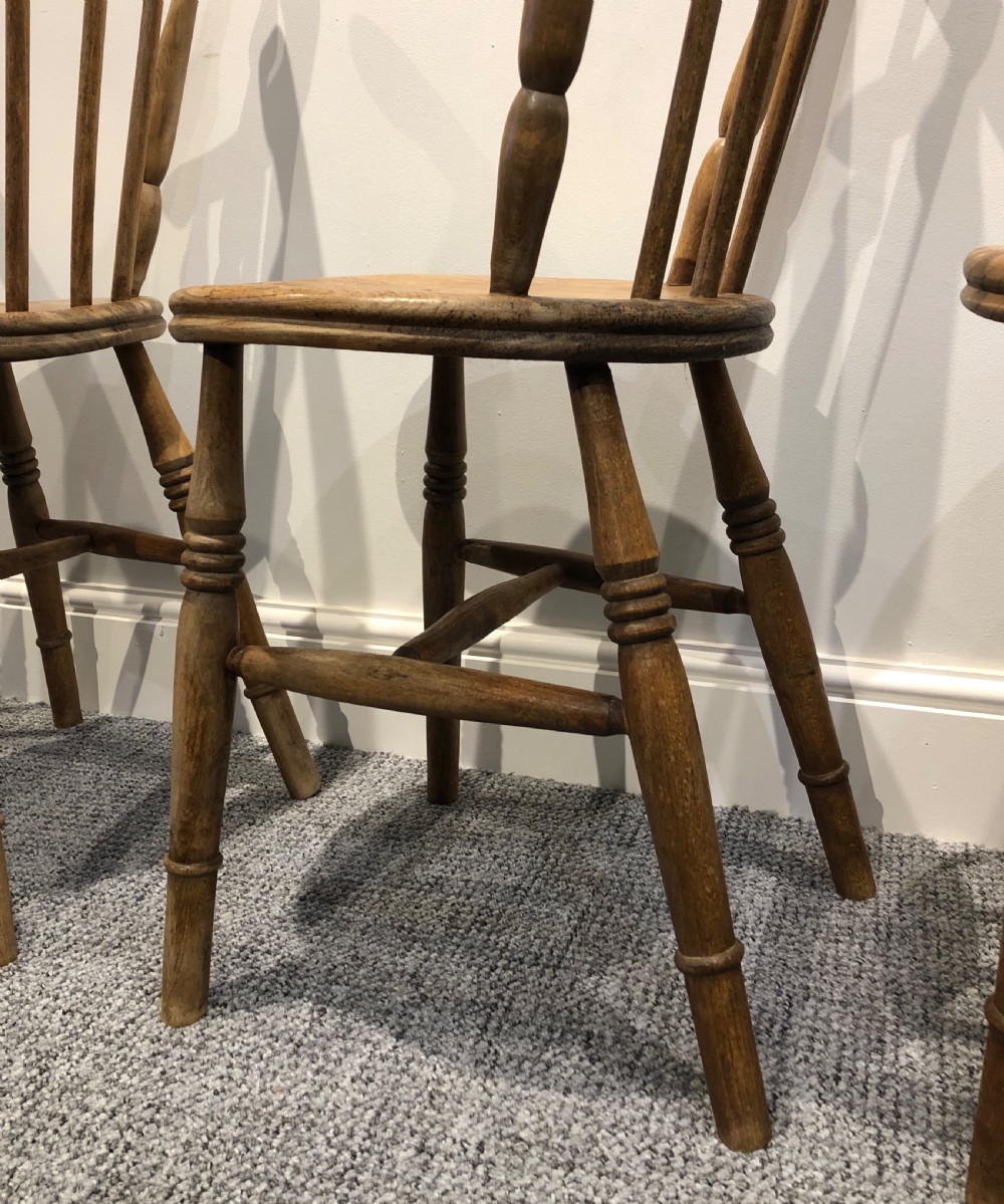 Set of 4 Antique Penny Chairs View XIII