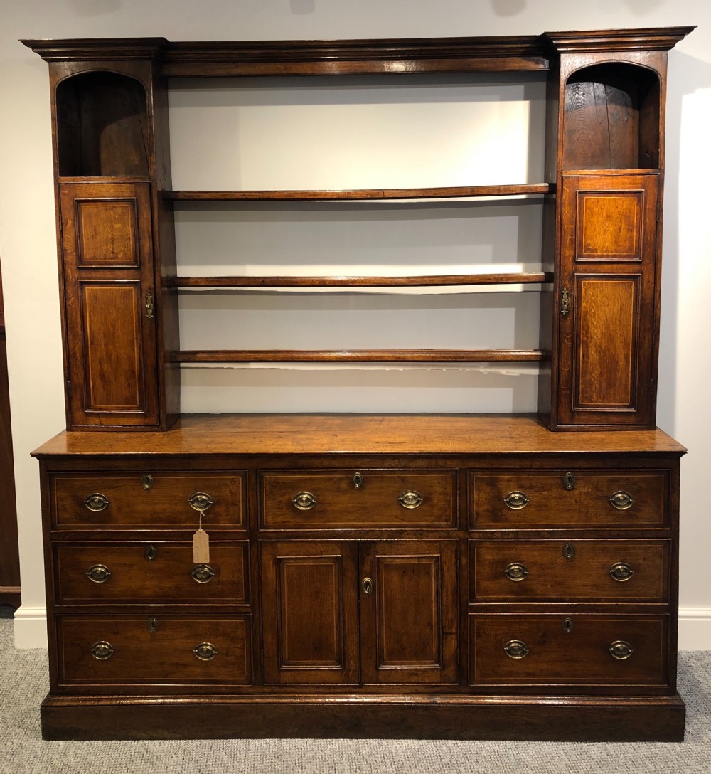 Large Antique Georgian Oak Dresser