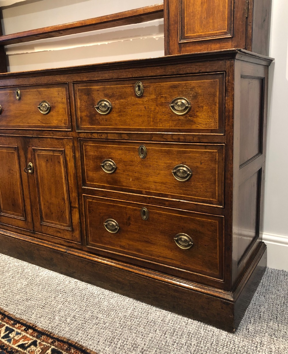 Large Antique Georgian Oak Dresser View III