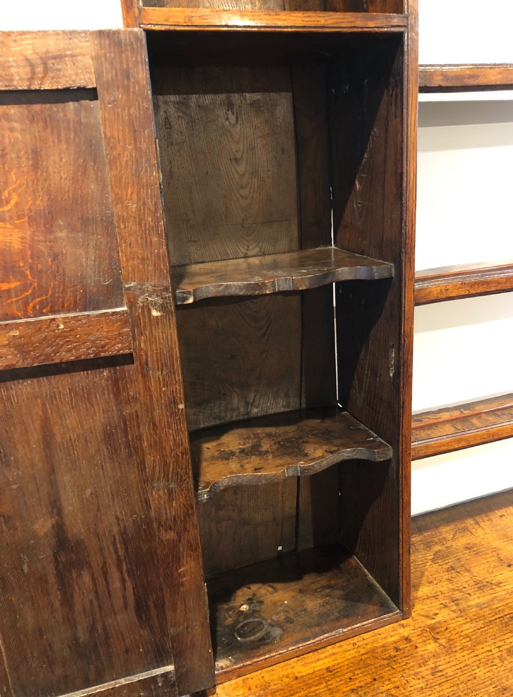 Large Antique Georgian Oak Dresser View VII