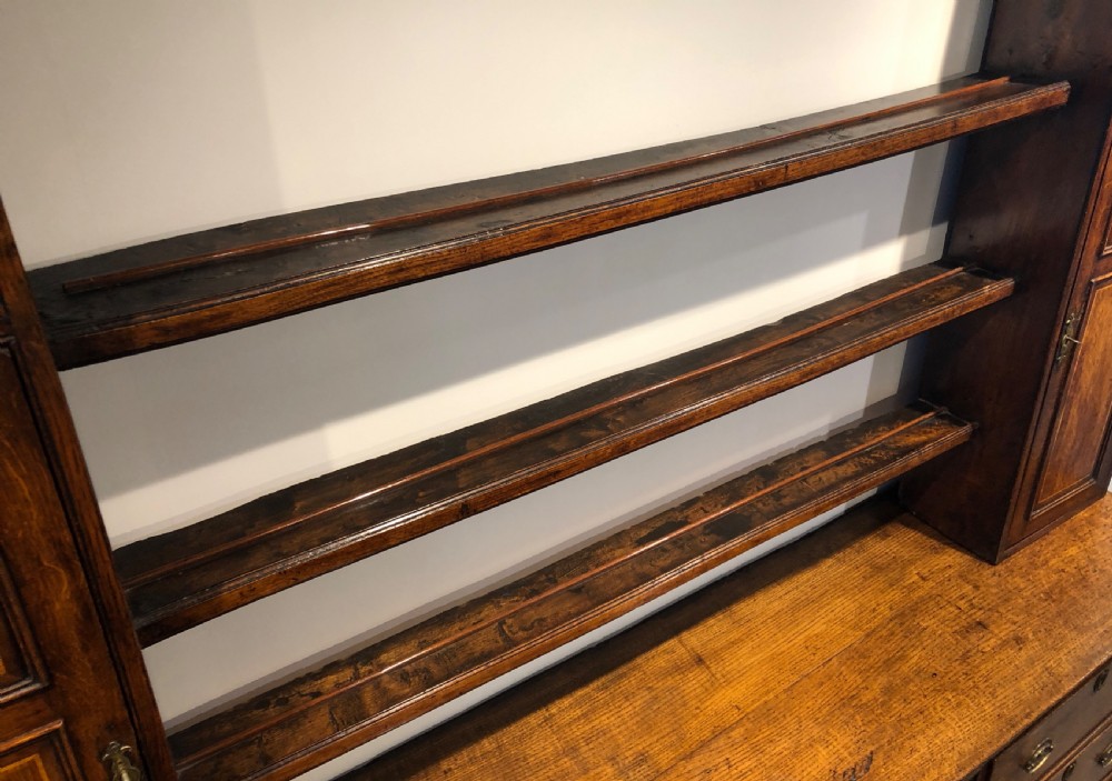 Large Antique Georgian Oak Dresser View VIII