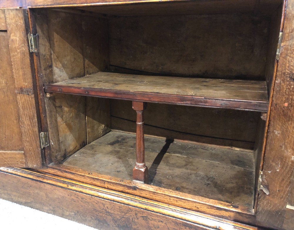 Large Antique Georgian Oak Dresser View X