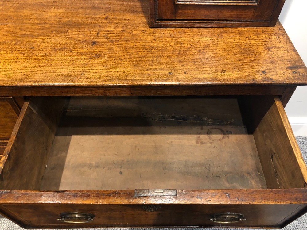 Large Antique Georgian Oak Dresser View XIV