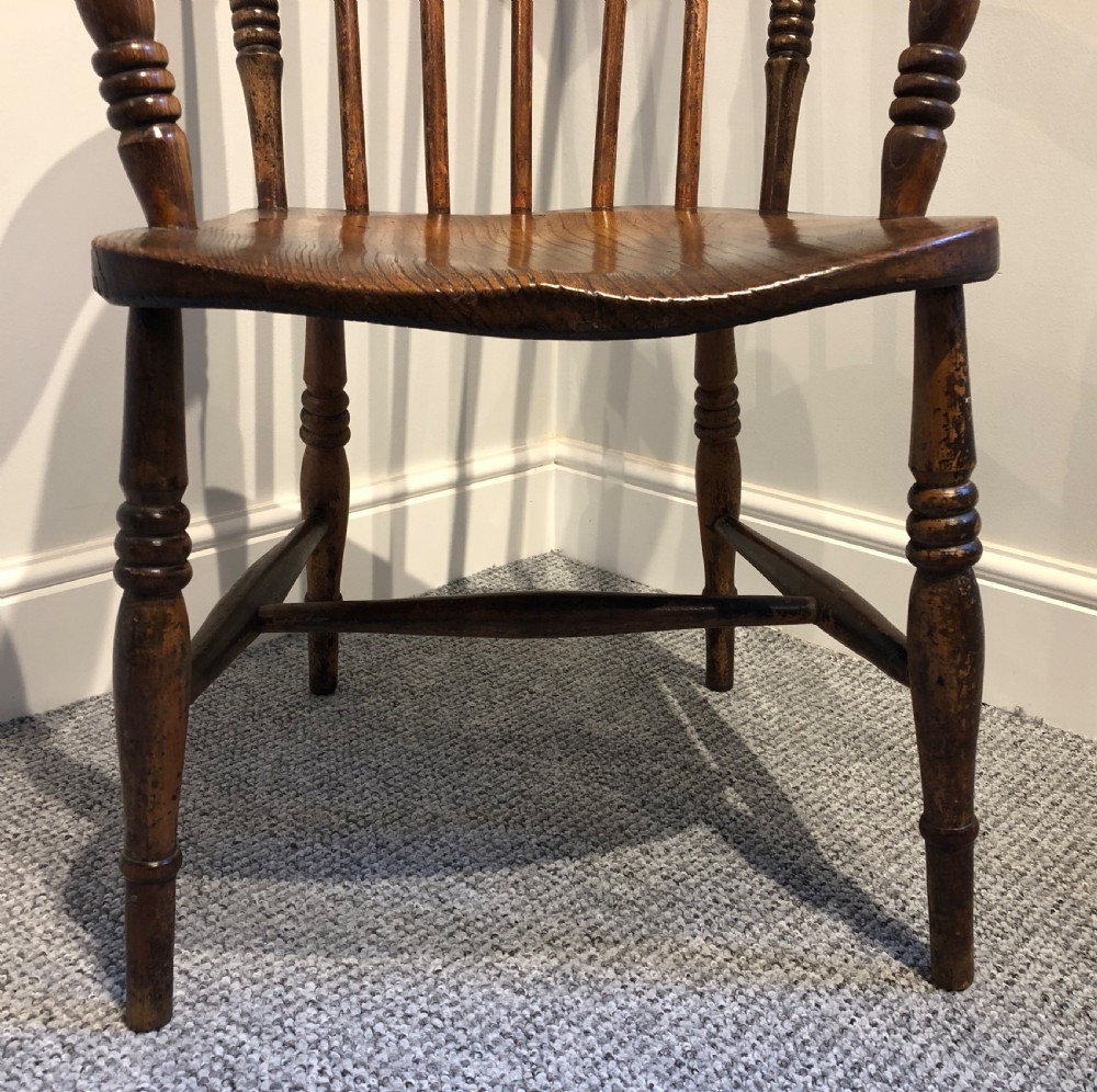 Antique Farmhouse Stick Back Chair  View IX