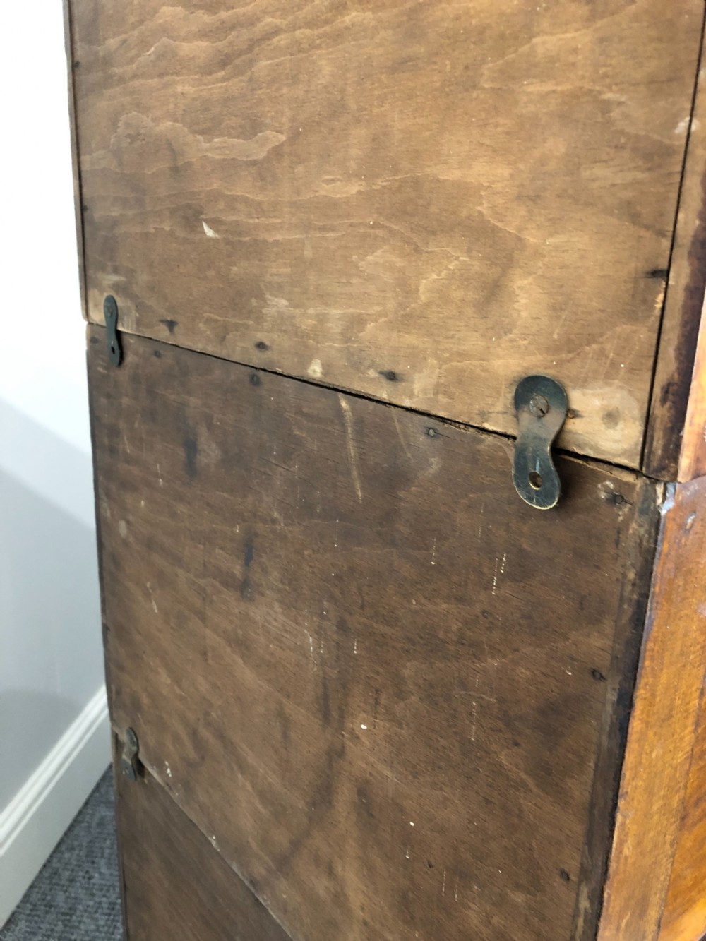 Antique Vintage Stacking Wooden Filing Cabinet Drawers View XIII