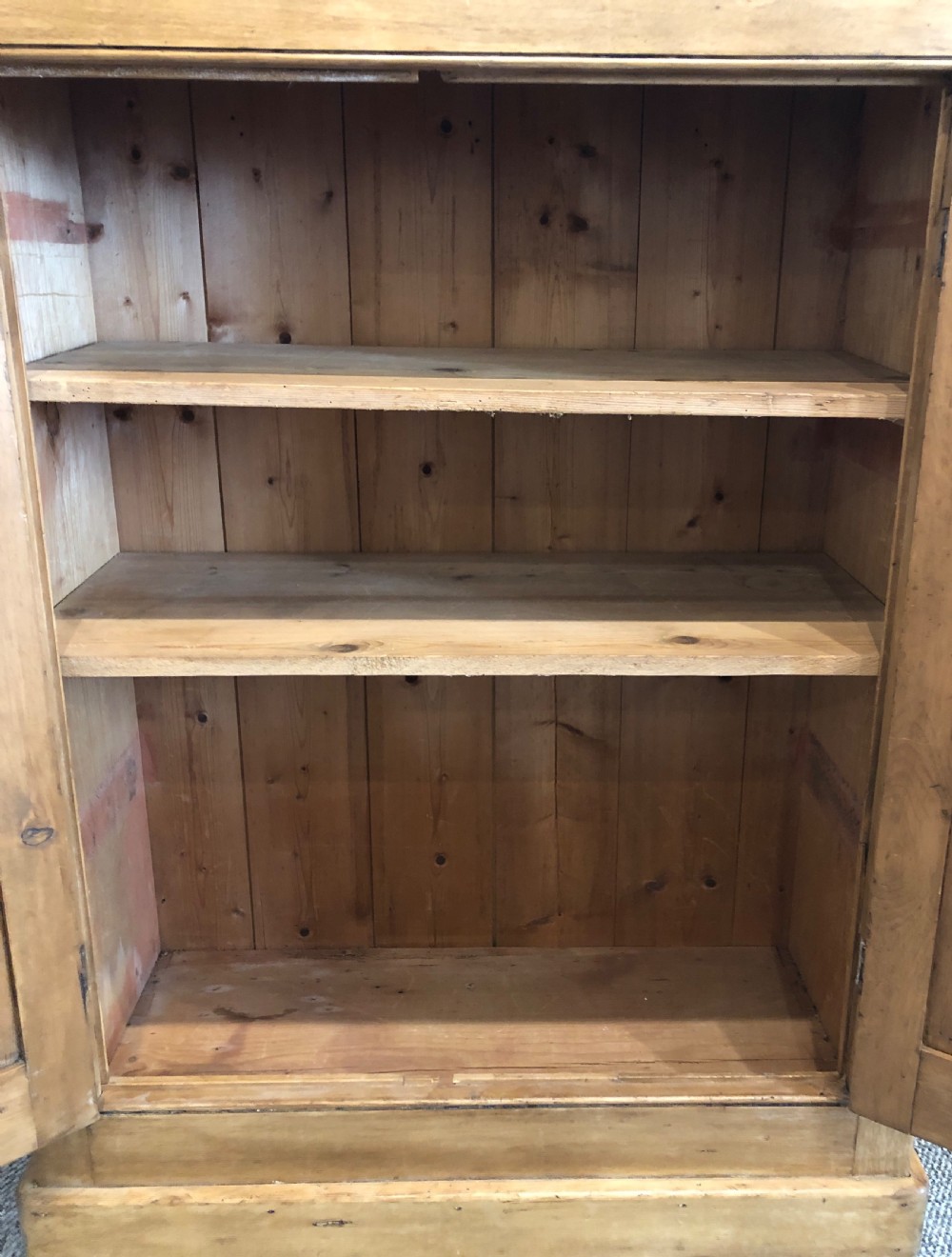 Antique Pine Storage Cupboard View IX