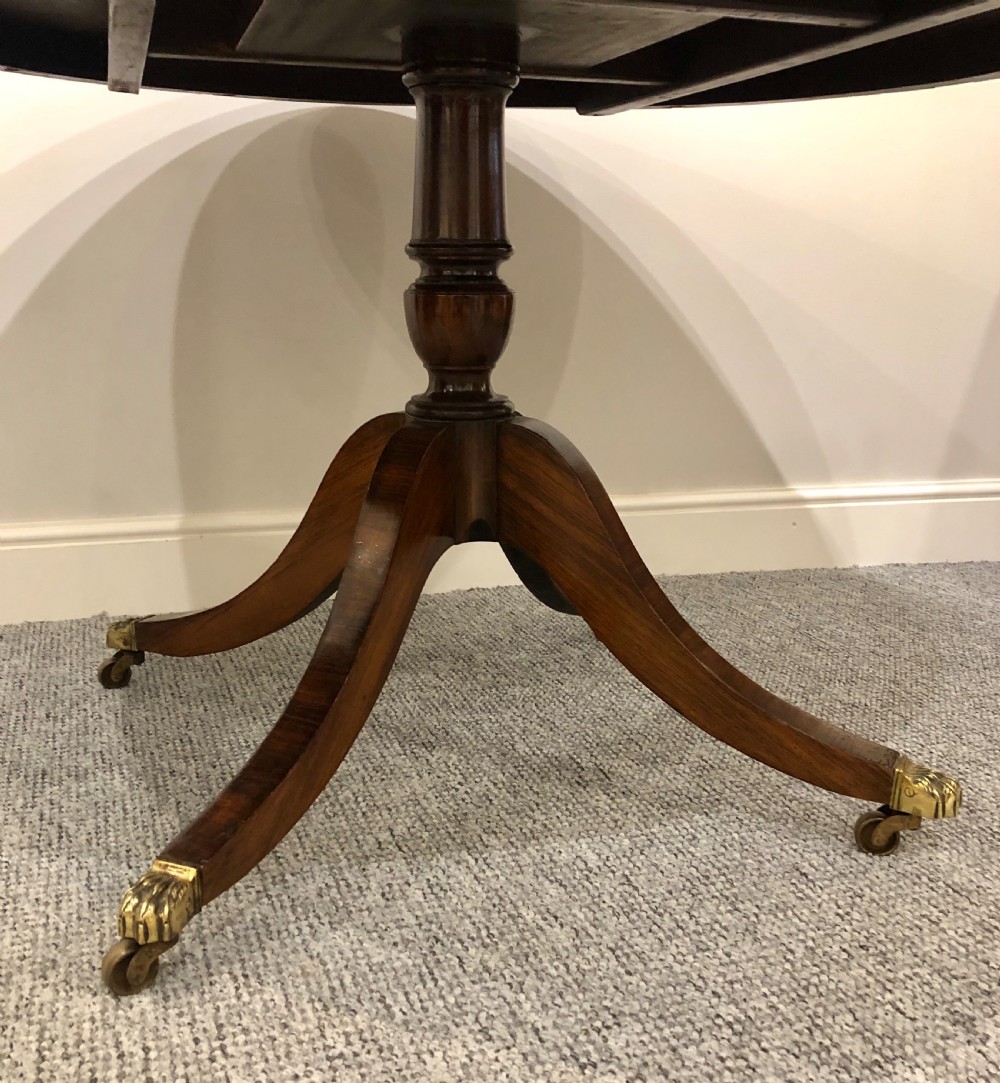 Antique Regency Rosewood Tilt Top Breakfast Table View V