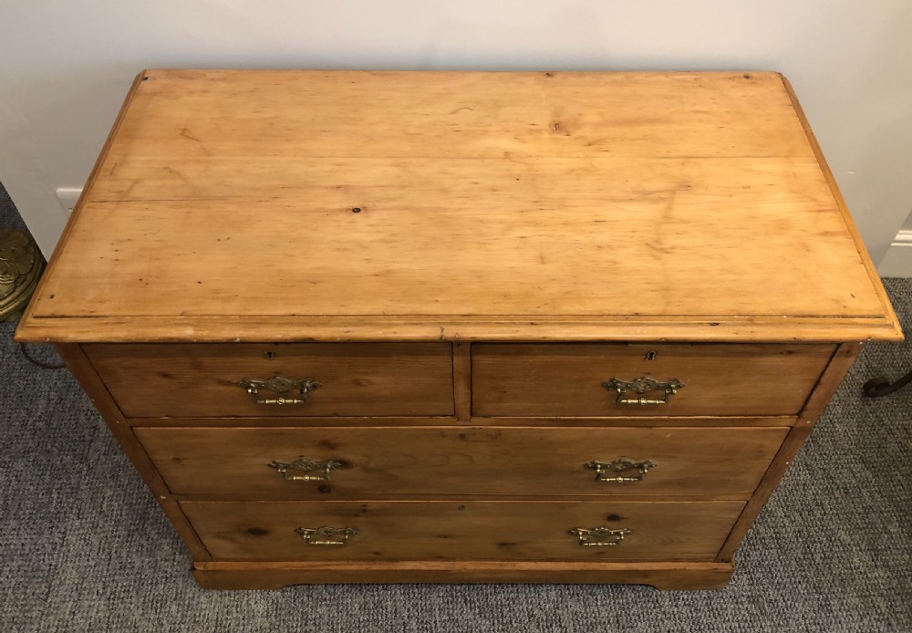 Antique Stripped Pine Chest of Drawers View III