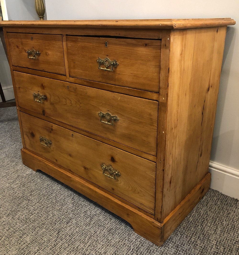 Antique Stripped Pine Chest of Drawers View IV