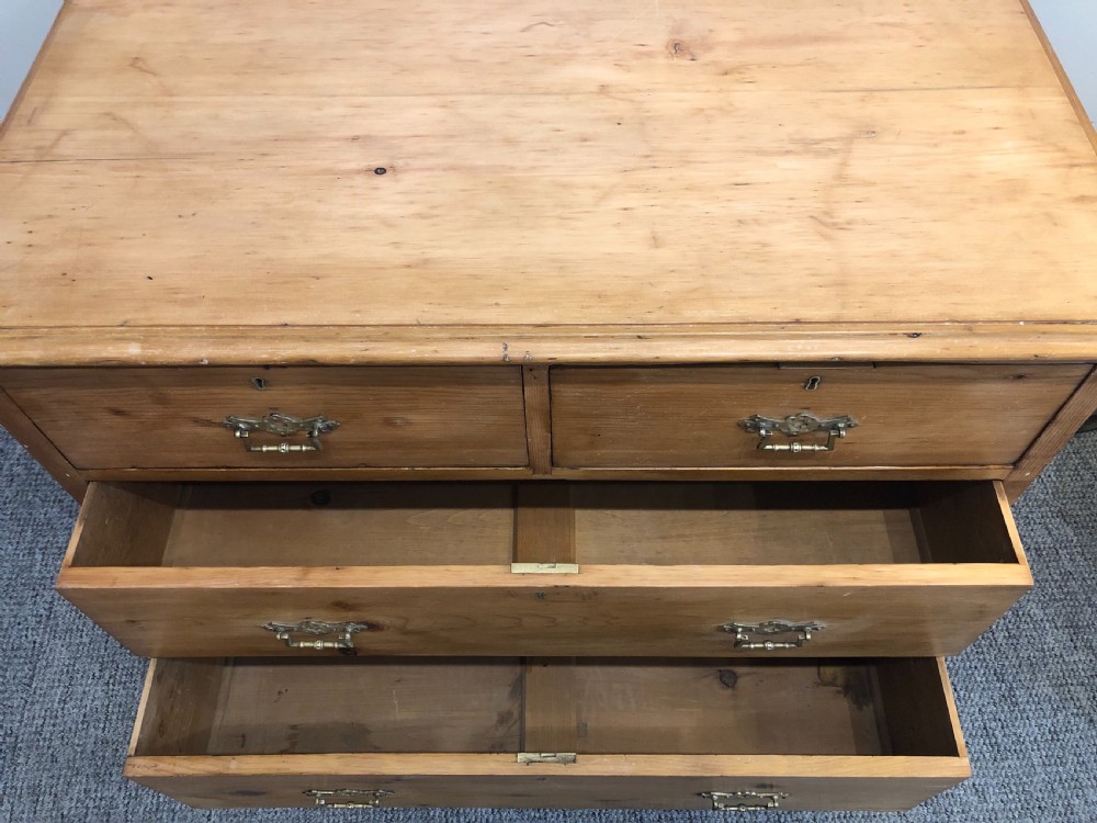 Antique Stripped Pine Chest of Drawers View VII