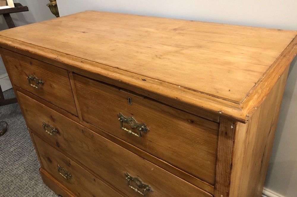Antique Stripped Pine Chest of Drawers View VIII